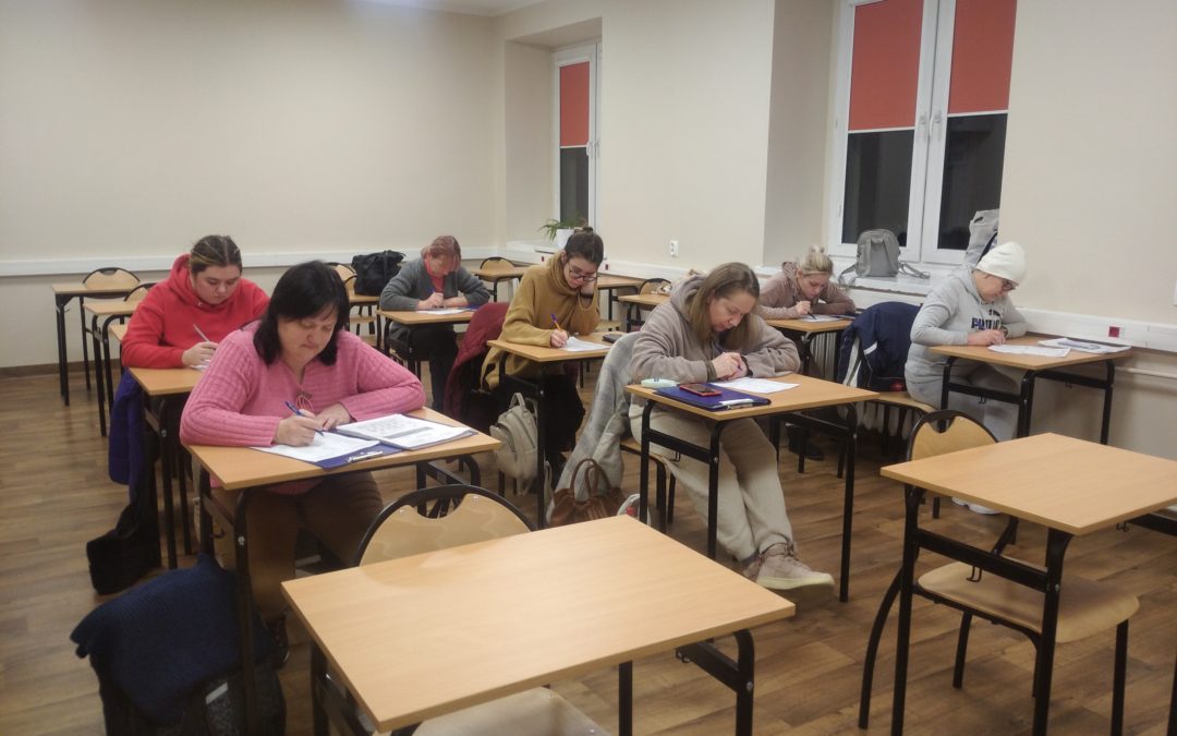 Dnia 16.12.2022r. zakończyliśmy podstawowy kurs z języka polskiego dla obywateli z Ukrainy.