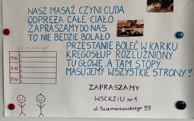 Masaże relaksacyjne LO XVIII