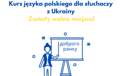 Kurs języka polskiego dla słuchaczy z Ukrainy.