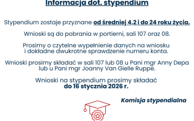 Uwaga stypendium