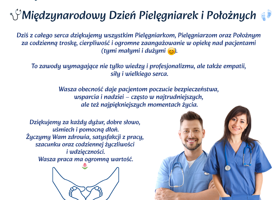 ŻYCZENIA DLA PIELĘGNIAREK I POŁOŻNYCH